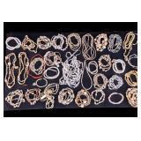 Over 30 Stranded Shell, Coral, Stone Jewelry Items