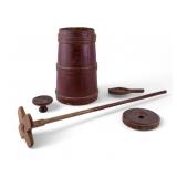 19th C Butter Churn and Butter Prints