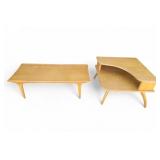 Heywood-Wakefield Coffee Table & Corner Table