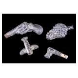 Early Figural Glass Candy Containers