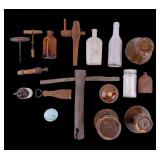 Vintage Advertising Bottles and Bungs