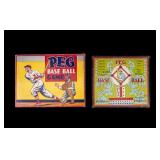 Parker Brothers Peg Baseball Board Games (2)