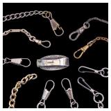 Silver Tone Watch Chains