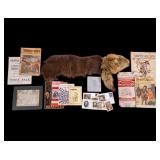 Fur Hat & Pelt, Daniel Boone Literature, Ephemera