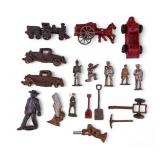 Early Toys w/ Barclay Figurines, ARCOR, Stanley