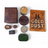 Vintage Advertising Tins and Poster