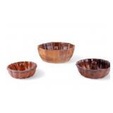 19th C Turks Head Bowls