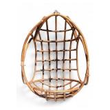 Egg-Shaped Hanging Chair MCM Style