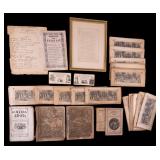 19th C Almanacs, PA Dutch Calendars, Ephemera