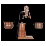 Vintner Wine Opener and Copper Pots