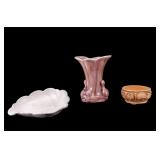 Vase/Bowls by Gonder, Weller Orris, and Other