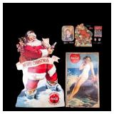 Coca Cola Memorabilia w/ Santa