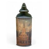 19th C. Hand-Painted Corner Cabinet ~4