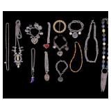 Sterling, Rhinestone & Other Jewelry