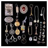 Key Chains, Belt Buckle, Pedants, Pocket Watch