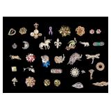 Designer Rhinestone Brooches