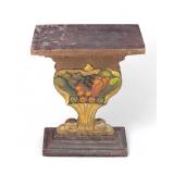 Painted Wooden Pedestal / Stand