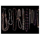 Costume Jewelry Necklaces Wood & More