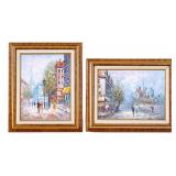 Two French Impressionist Burnett Paintings