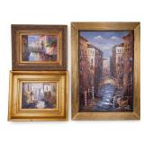 Three Impressionist Venice Paintings