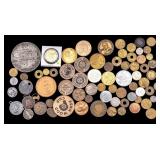 Vintage Commemorative Coins, Tokens,Wooden Nickels