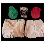 Vintage Little League Uniforms & Catchers Mask
