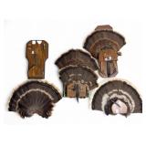 Turkey Fan Mounts most w/ Plaques