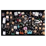 Over 100 Pairs of Costume Jewelry Earrings
