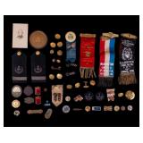 Political and Military Pins and Buttons