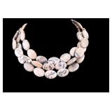 Natural Stone Sterling Necklace