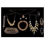 Assorted Jewelry Featuring Graziano Rhinestone