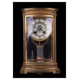 Le Marti Crystal Regulator Carriage Style Clock