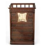 Eastlake-Style Chest of Drawers w/ Mirror