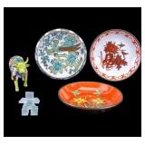 Cow Parade Lactose Intolerabull, Inushuk, & Bowls