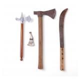 Sachem Halberd Axe, Tomahawk, & IORM Head, & Knife