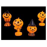 Vintage Halloween Blow Mold Jack-O-Lantern Lights