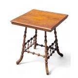Oak Stick & Ball Side Table