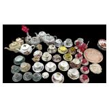 Porcelain Teacups w/ Saucers & Teacups (35+ Pcs.)