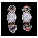 Timex and Native American Sterling Wrist Watches