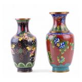 Chinese Cloisonne Vases (2)