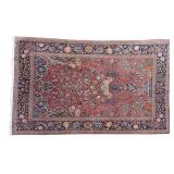 Floral Motif Rug, Vase Imagery****