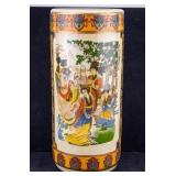 Satsuma Style Porcelain Umbrella Stand