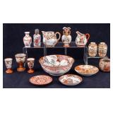 Kutani Satsuma Miniature Porcelain Vases & More