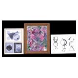 Modernist Oil on Canvas Paintings (2)