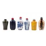 Glass and Porcelain Snuff Bottles
