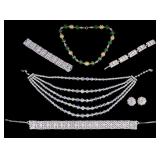 Vintage Crystal and Rhinestone Jewelry