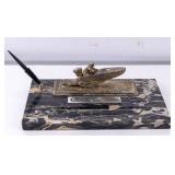 Marble Trophy Desk Set by Schoppy, Atlantic City