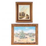 Framed Landscape Oil Paintings