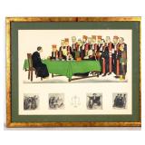 Adrien Barrere French Lithograph