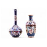 Early Meiji Style Cloisonne Vases (2)